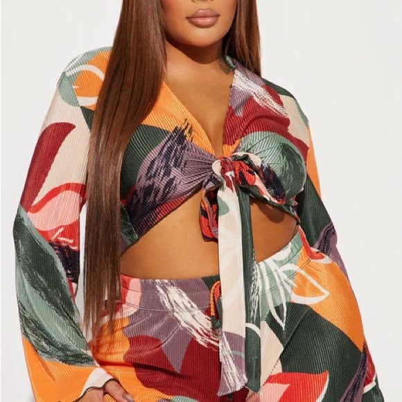 New Fashion Nova Multicolor Matching Set - Picture 5 of 5